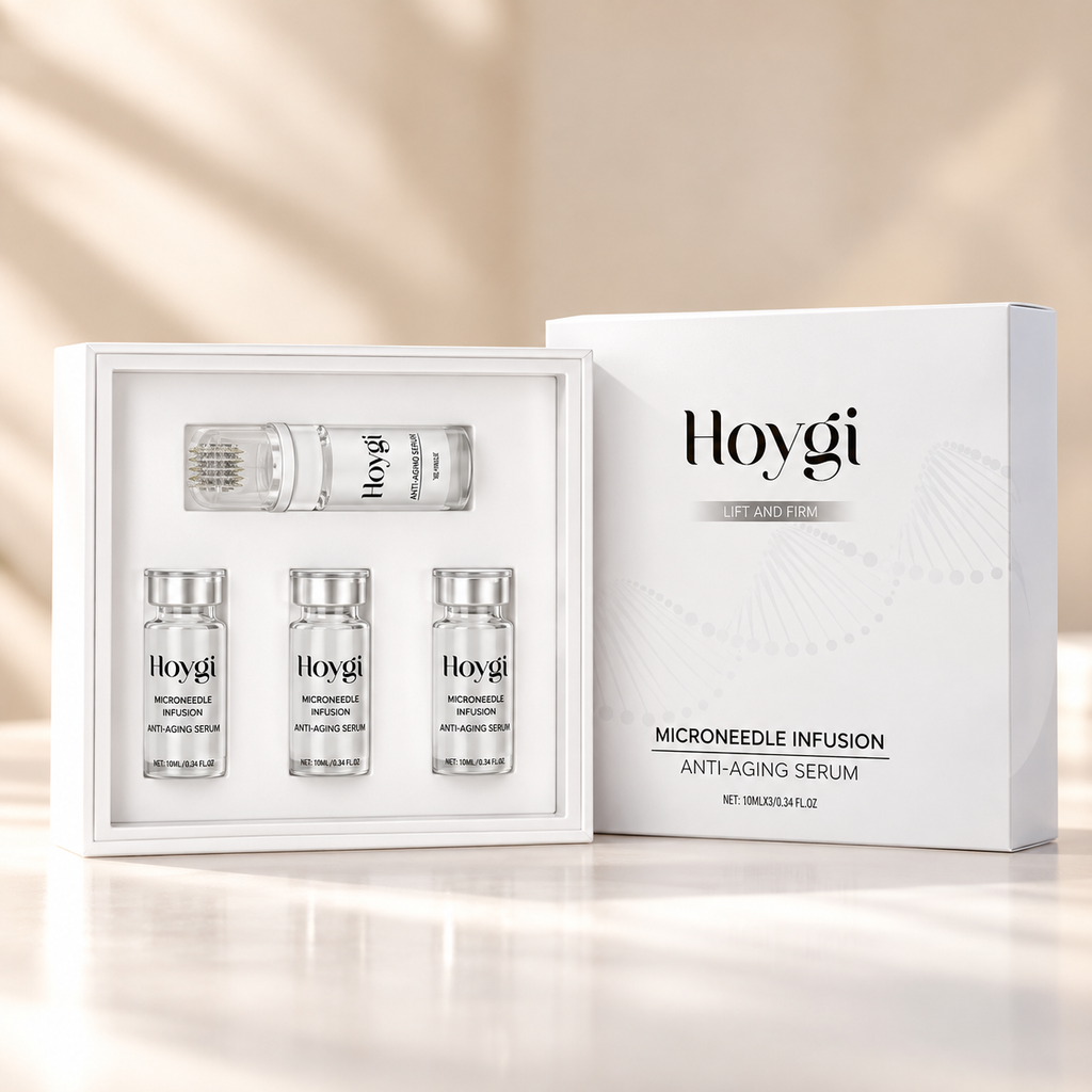 Kit de Infusión Antienvejecimiento Hoygi - Microagujas Disolubles con Sérum