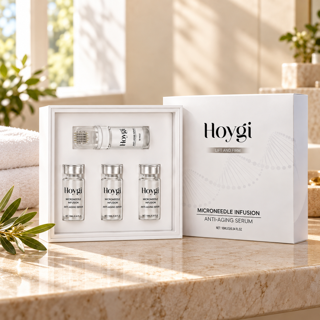 Kit de Infusión Antienvejecimiento Hoygi - Microagujas Disolubles con Sérum